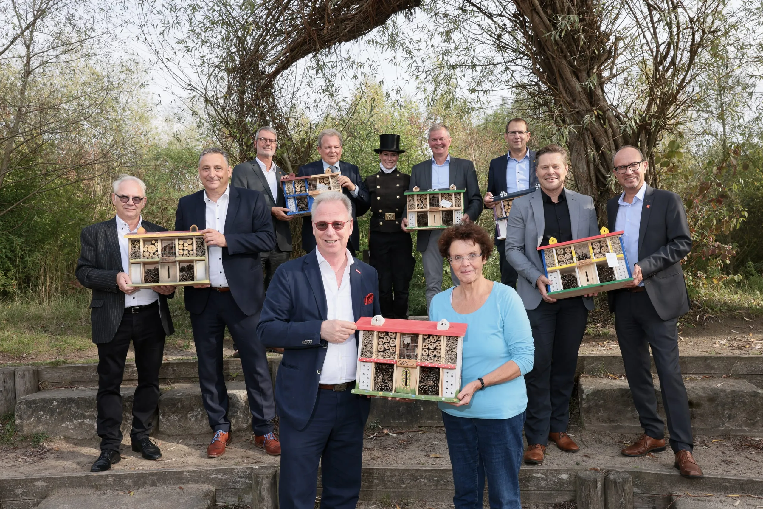Gemeinsame Spende für mehr Artenvielfalt