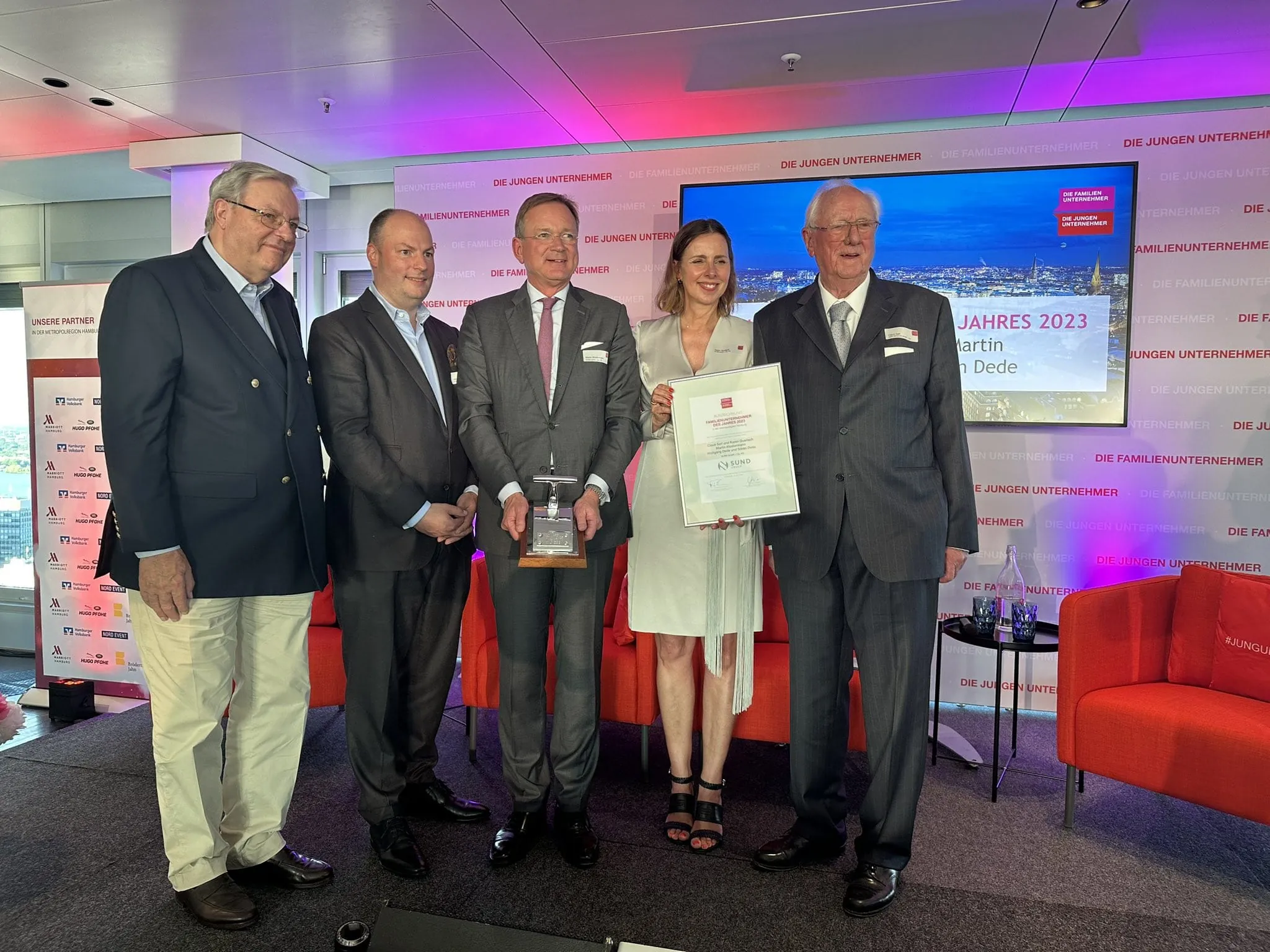 Sund ist "Familienunternehmer des Jahres 2023"