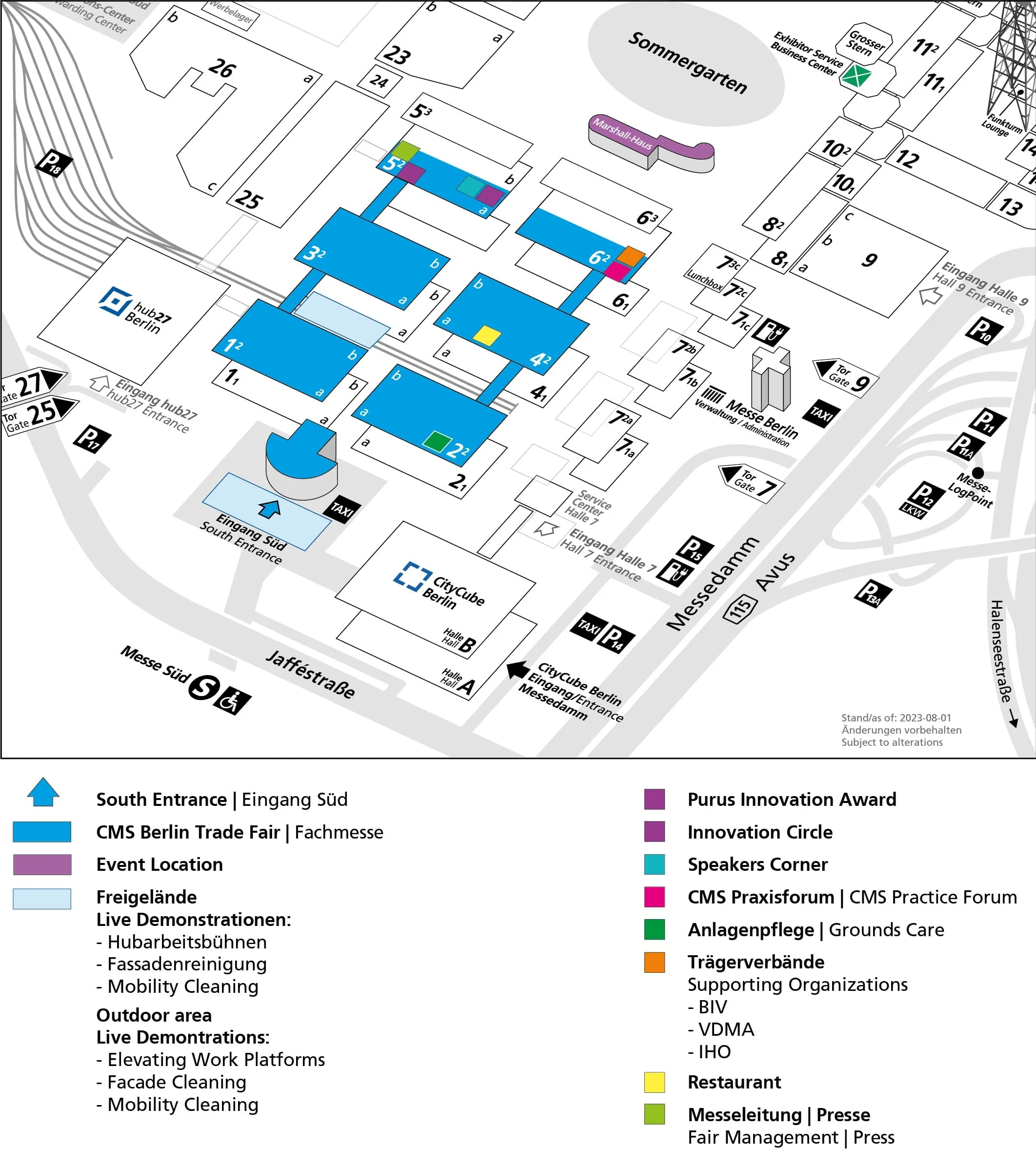 Die CMS 2023 auf einen Blick