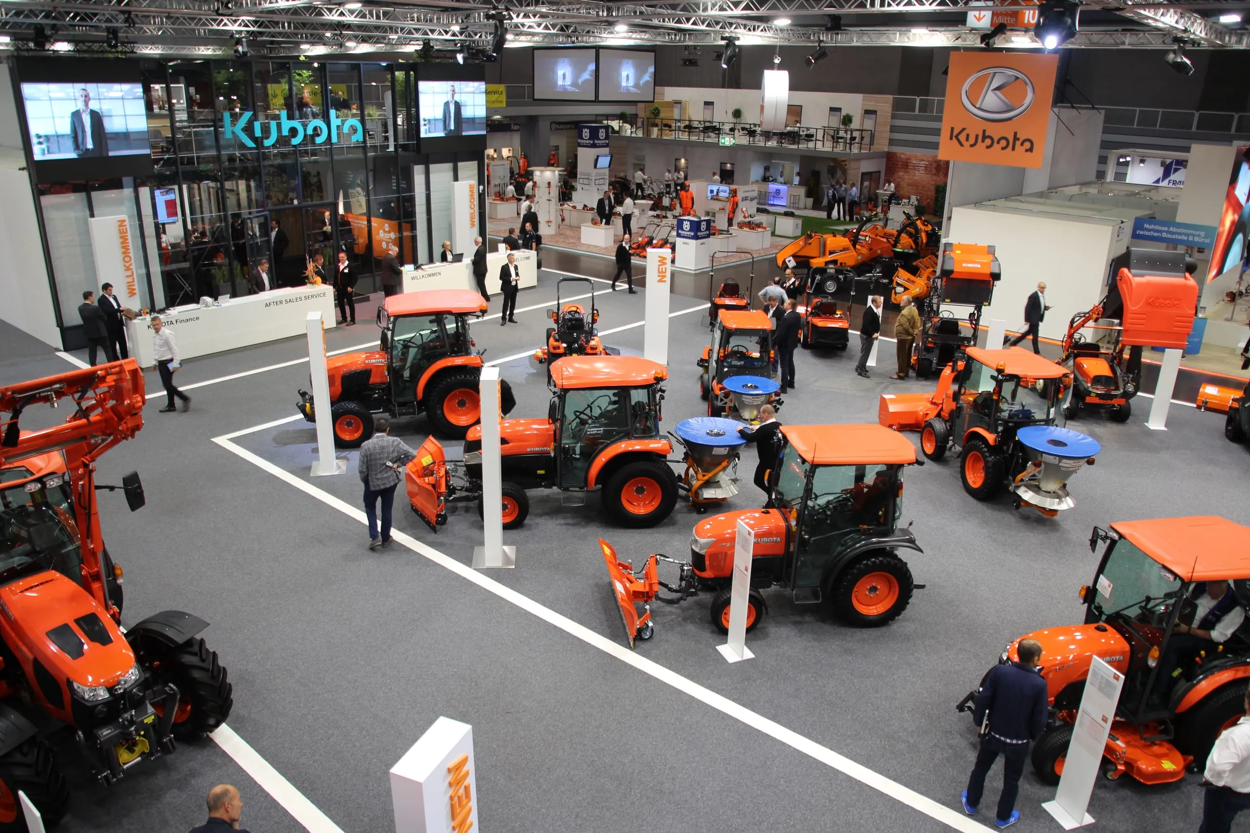 Kubota seit 50 Jahren in Europa vertreten