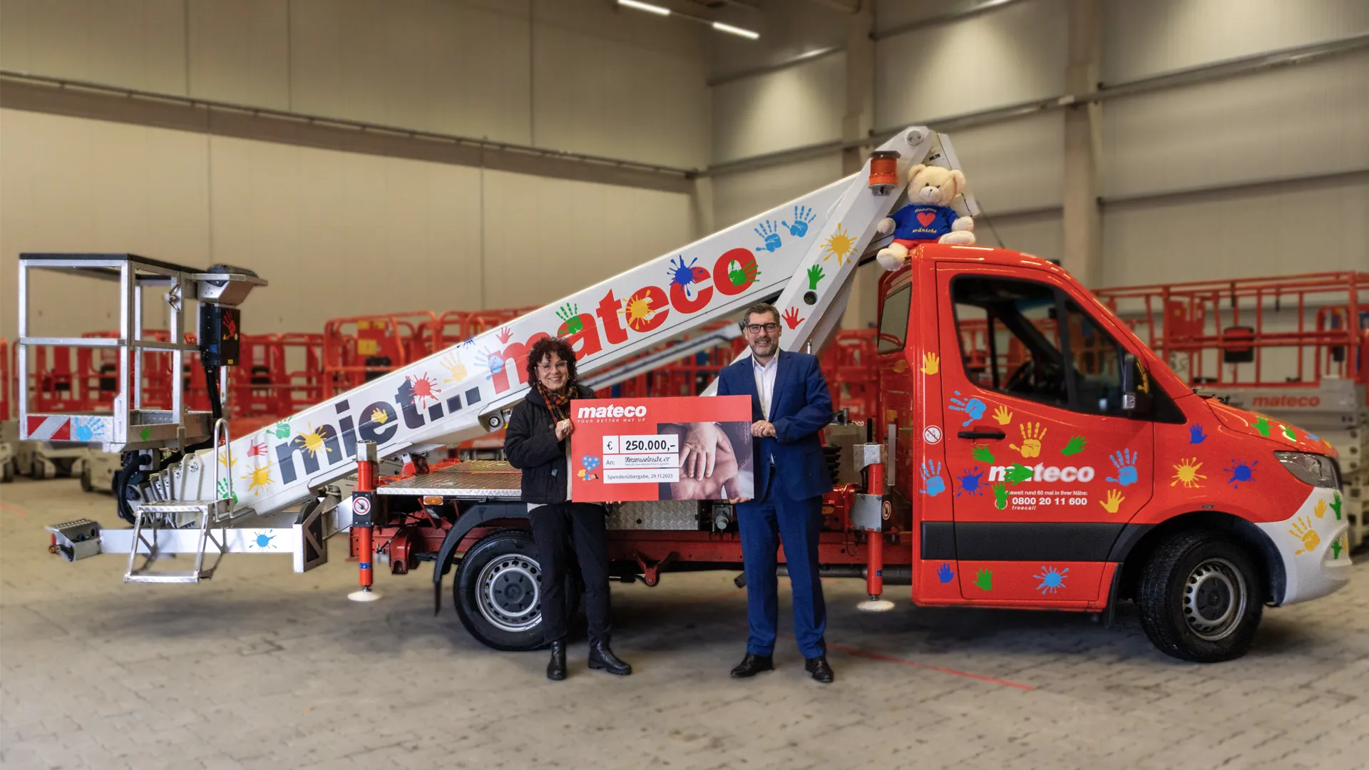 Mateco spendet 250.000 Euro