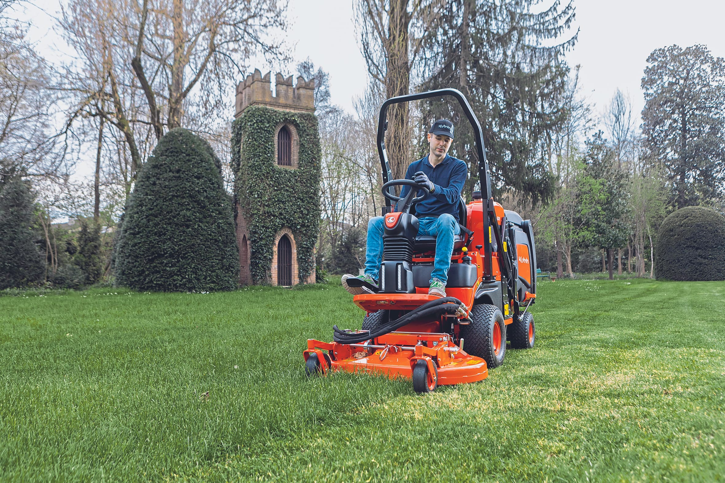 Die F- und FC-Serien von Kubota zeichnen sich durch Wendigkeit und Fahrkomfort aus.