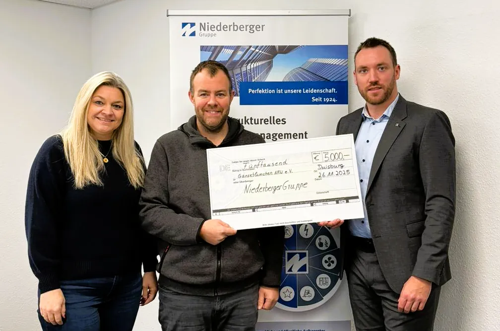 Niederberger spendet für krebskranke Kinder