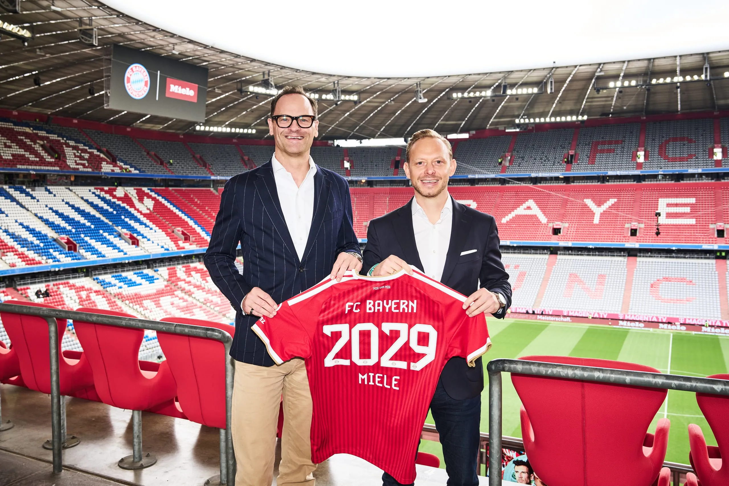 Miele und der FC Bayern verlängern Partnerschaft